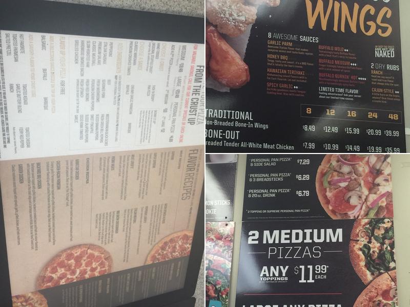 Pizza Hut Menu