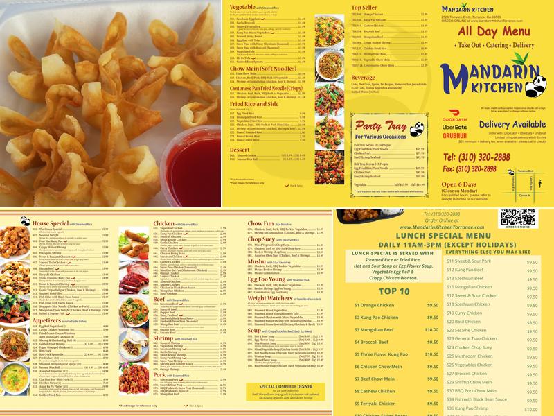 Mandarin Kitchen Menu
