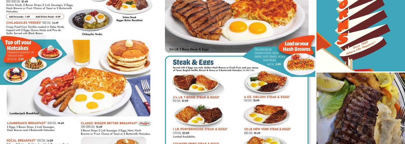 Norm's Menu