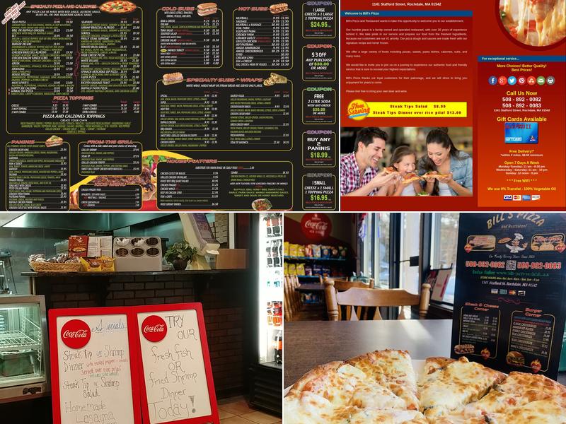 Bills Pizza (Rochdale/Charlton) Menu