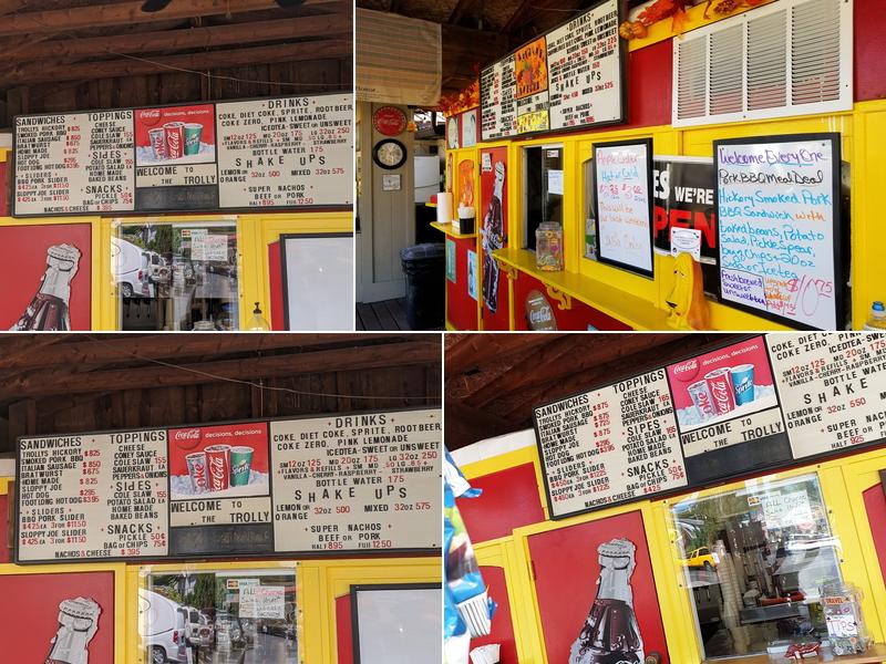 Trolly's Menu