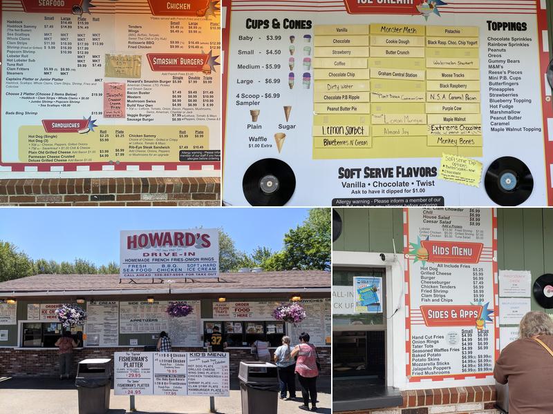 Howards Drive In Menu
