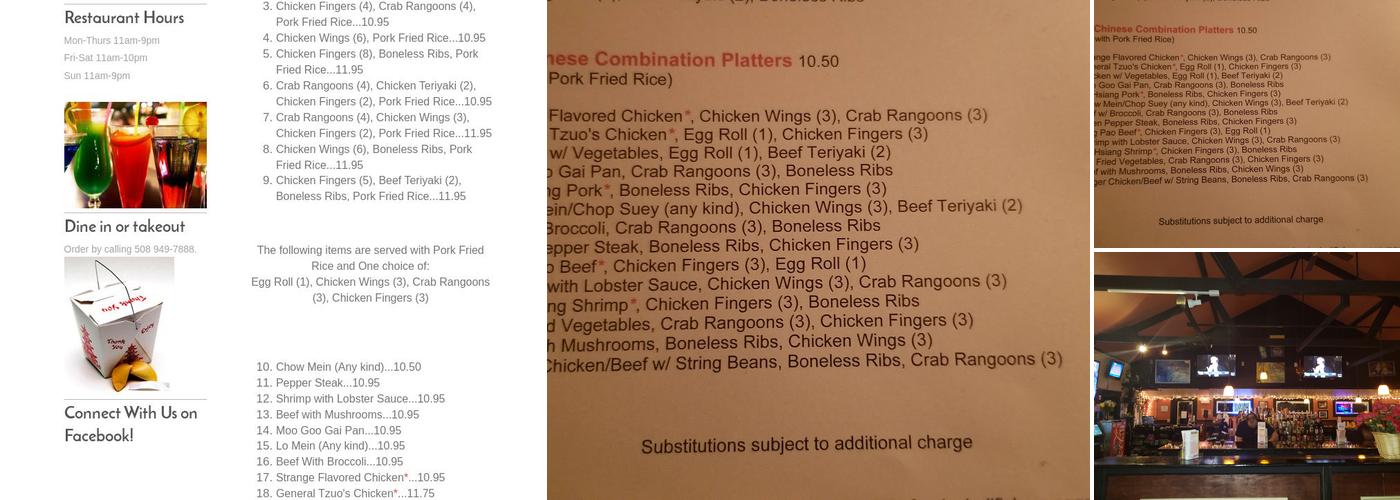 Yummy’s Restaurant Menu