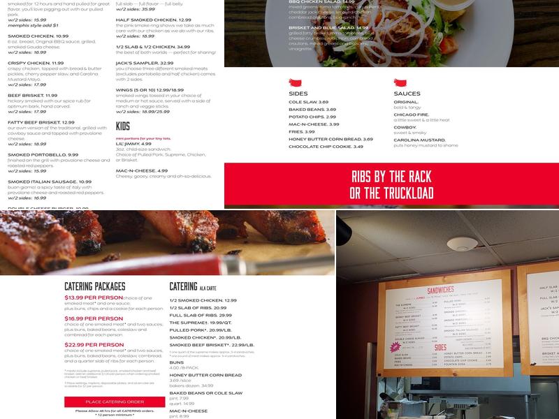 Jimmy Jack's Rib Shack - Iowa City Menu