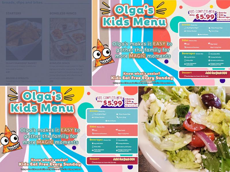 Olga's Kitchen Menu