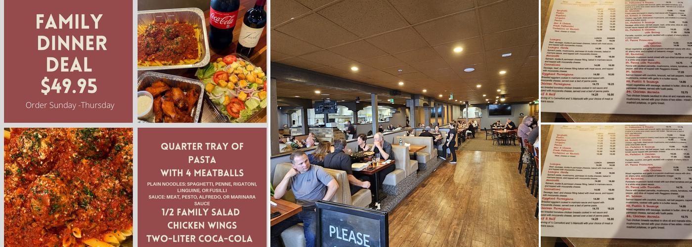 DeVino's Pizza & Pasta Menu