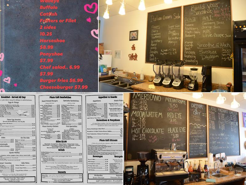 Carlinville Plaza Cafe Menu