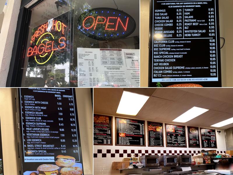 Bagel Street Café Menu