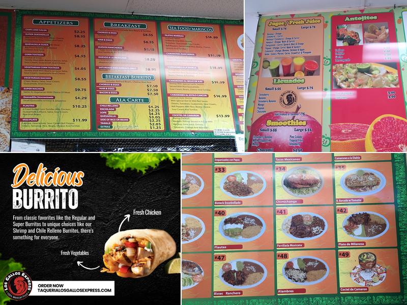 Taqueria Los Gallos Express Menu