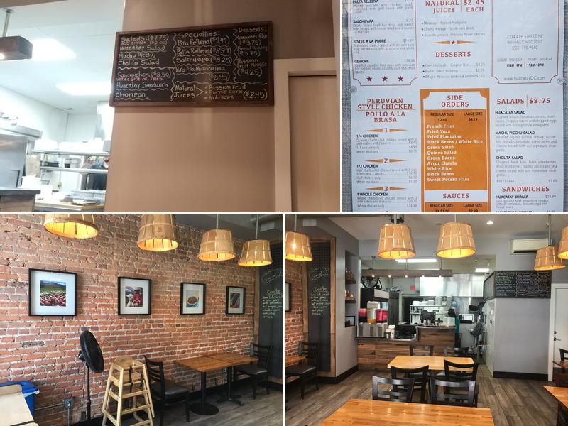 Huacatay Restaurant Menu