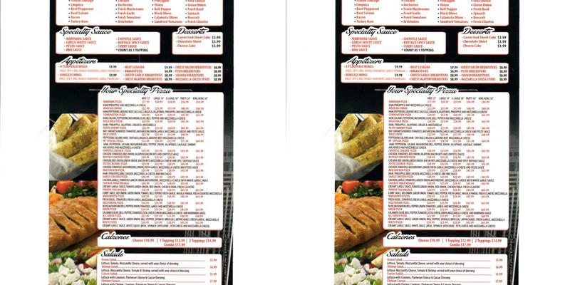 NEW YORK PIZZA Menu