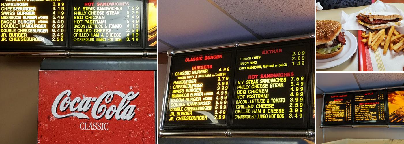 Classic Burger Menu
