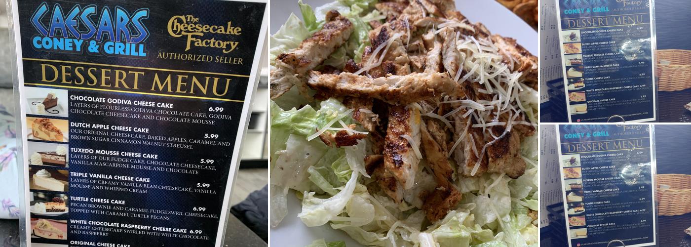 Caesar's Coney & Grill Menu
