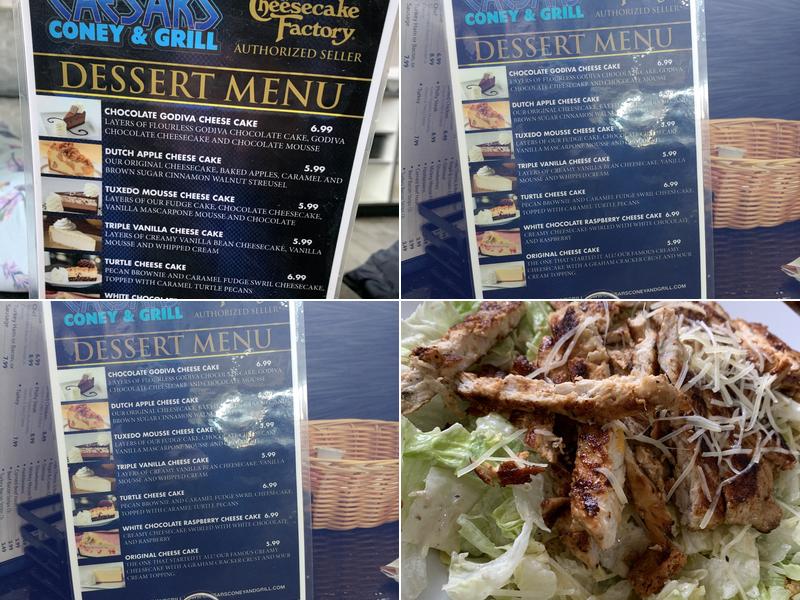 Caesar's Coney & Grill Menu