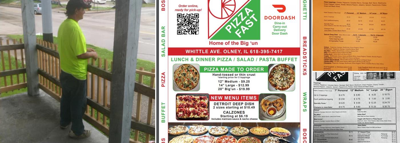 Pizza Fast Menu