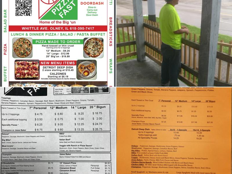 Pizza Fast Menu