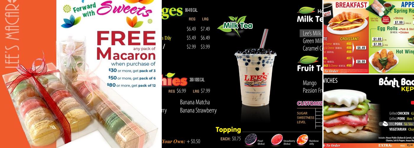 Lee's Sandwiches Menu