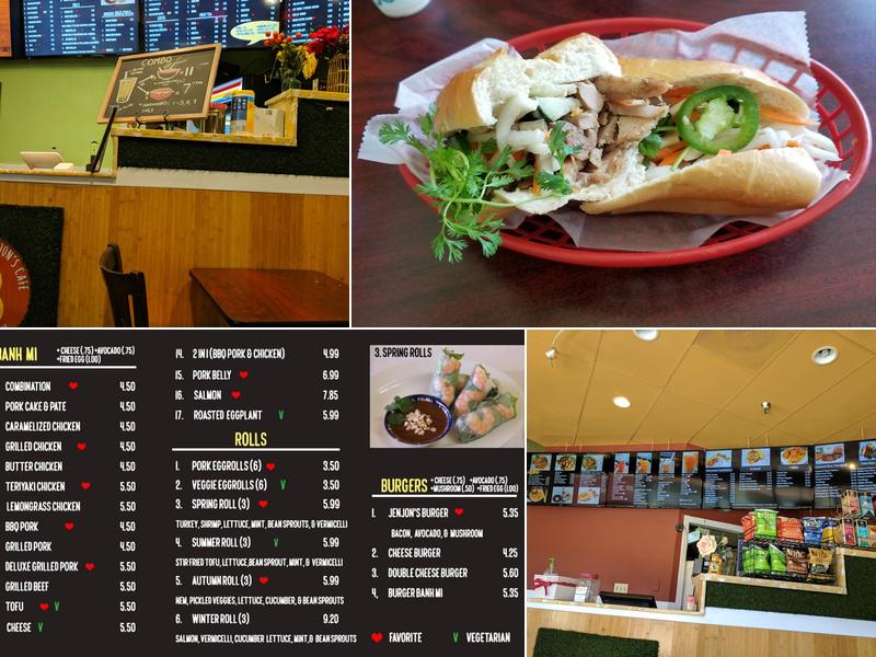 JenJon's Cafe Menu