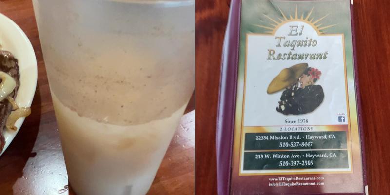 El Taquito Restaurant #2 Menu