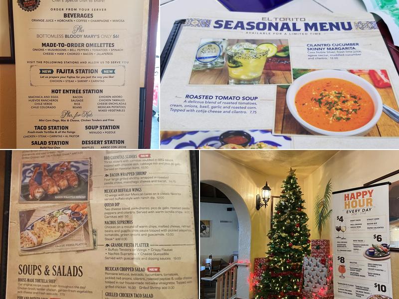 El Torito Menu