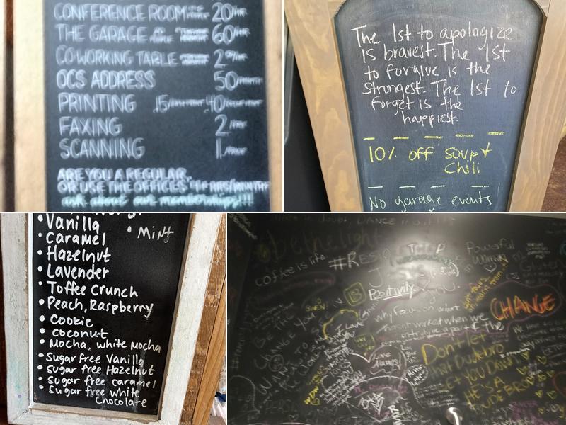 The Office Coffee Shop Menu