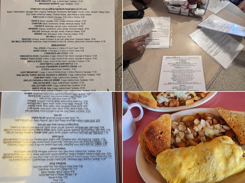 Doug's Place Menu