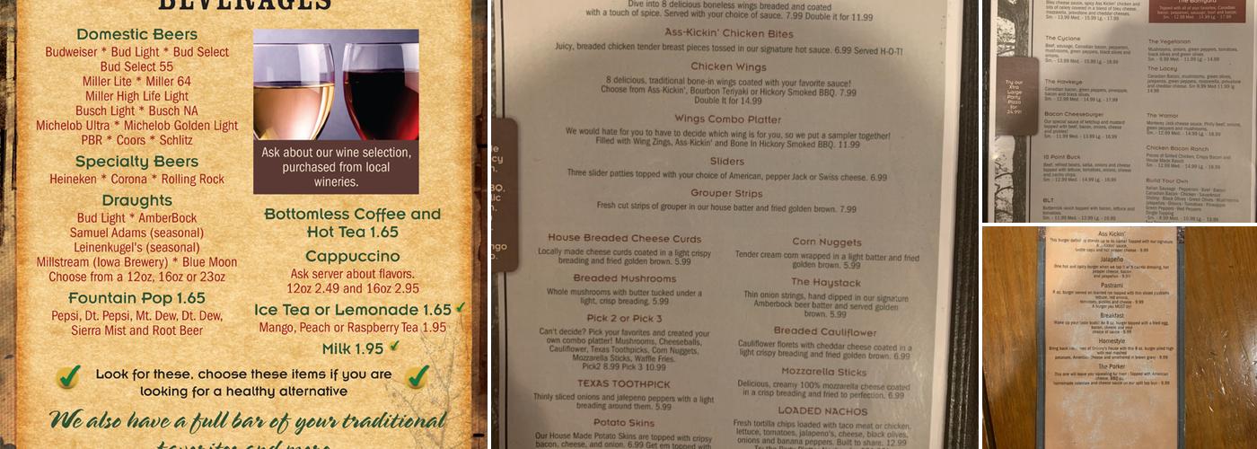 First St Grille Menu