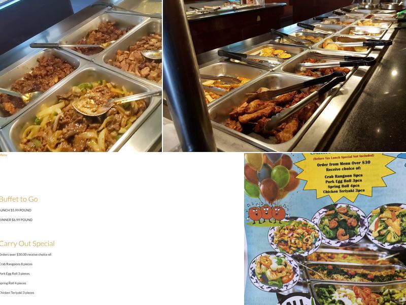 Imperial Buffet Menu