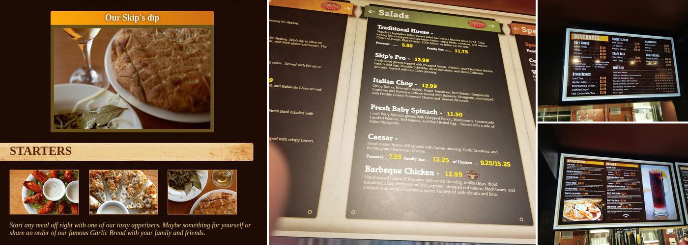 Skipolini's Pizza Menu