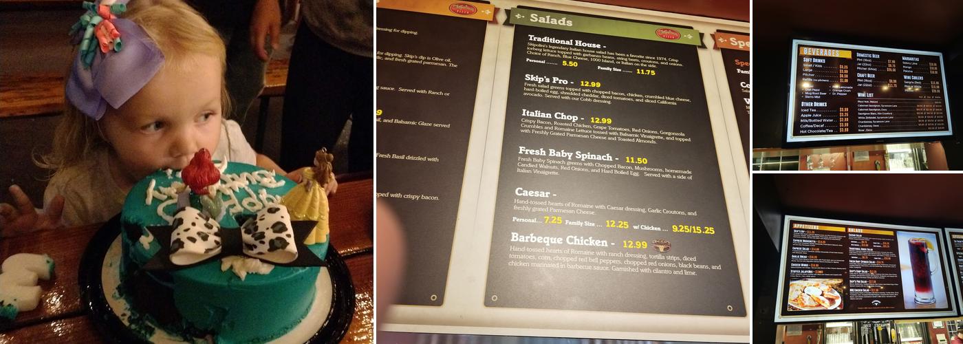 Skipolini's Pizza Menu