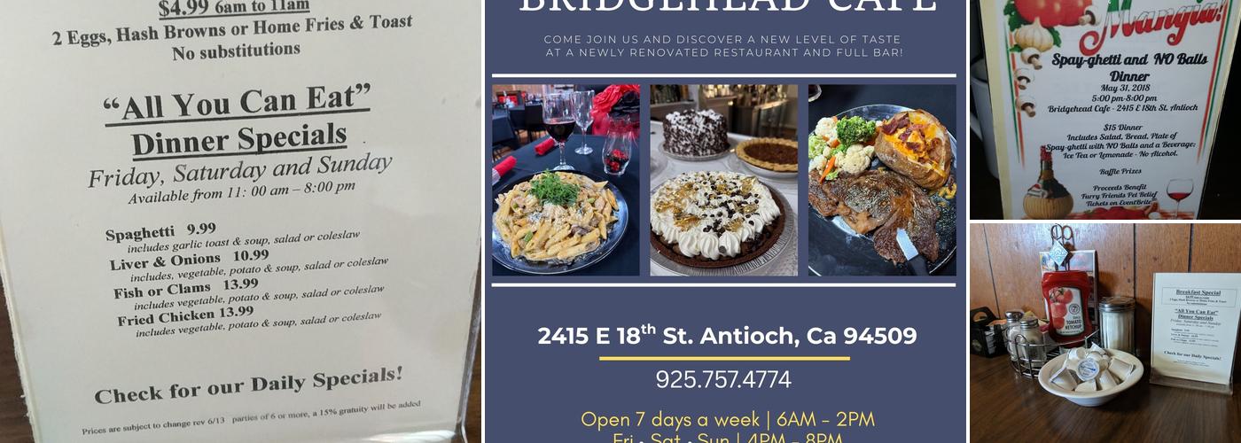 Bridgehead Cafe Menu