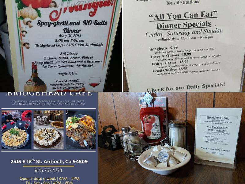 Bridgehead Cafe Menu