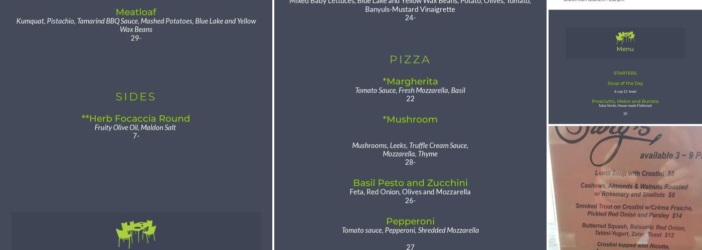 Babette Menu