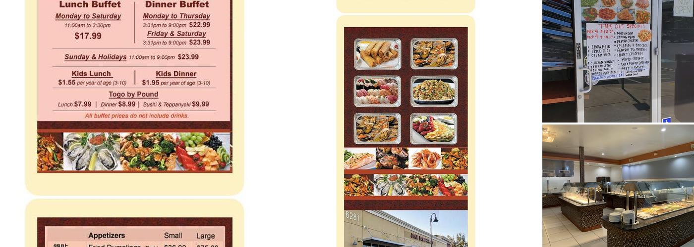 Lone Tree Buffet Menu