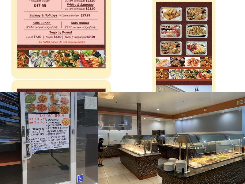 Lone Tree Buffet Menu