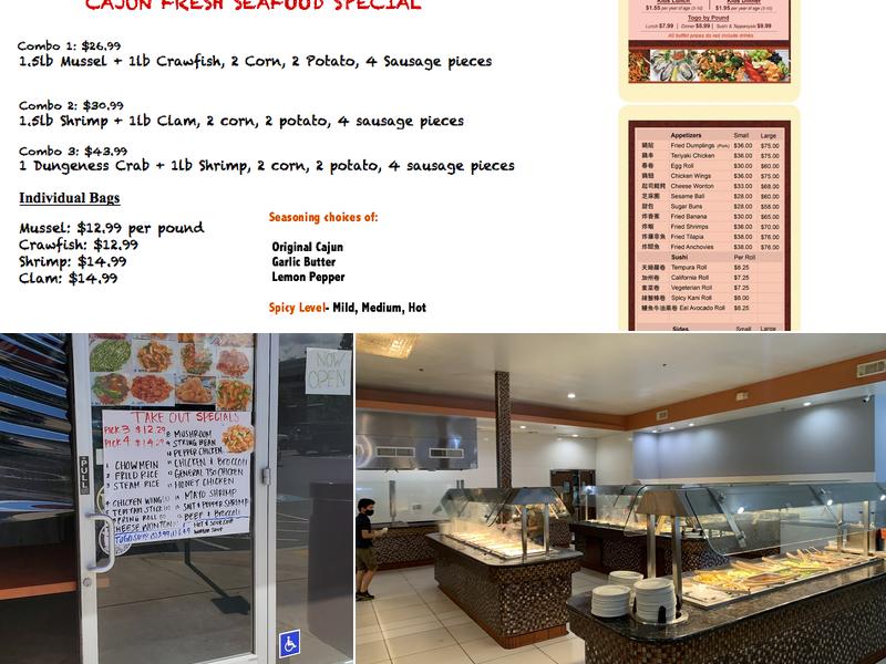 Lone Tree Buffet Menu