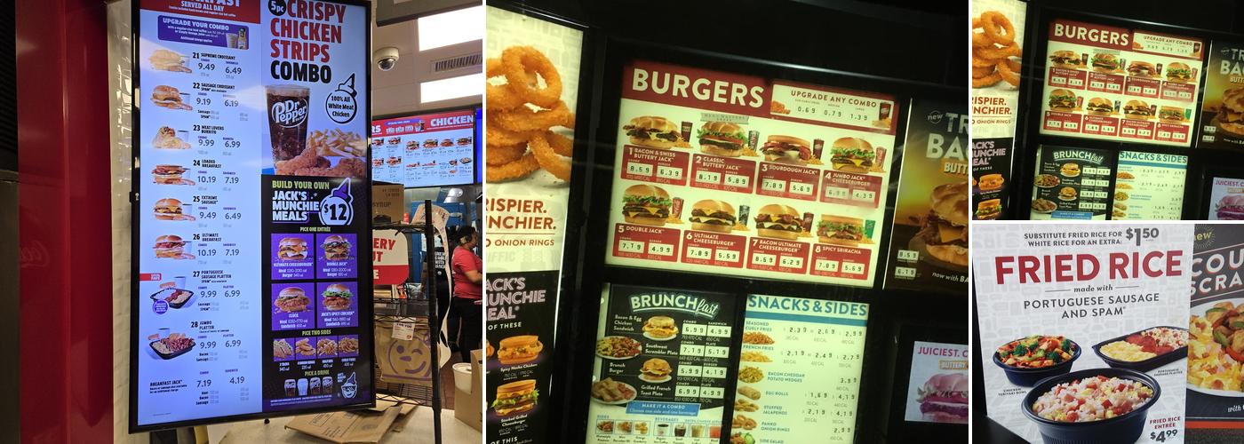 Jack In The Box Menu