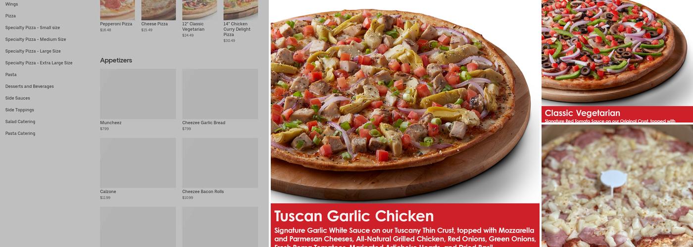 Pizza Guys Menu