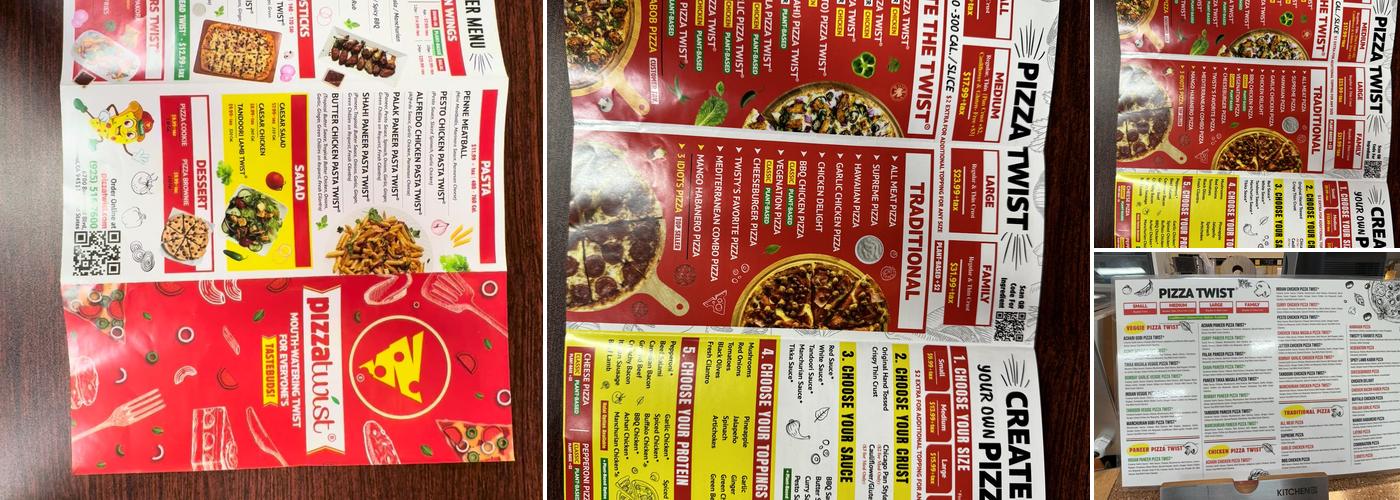 Chicago's Pizza With A Twist Menu