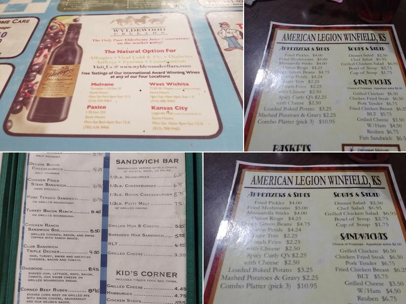 Bleus Family Dining Menu