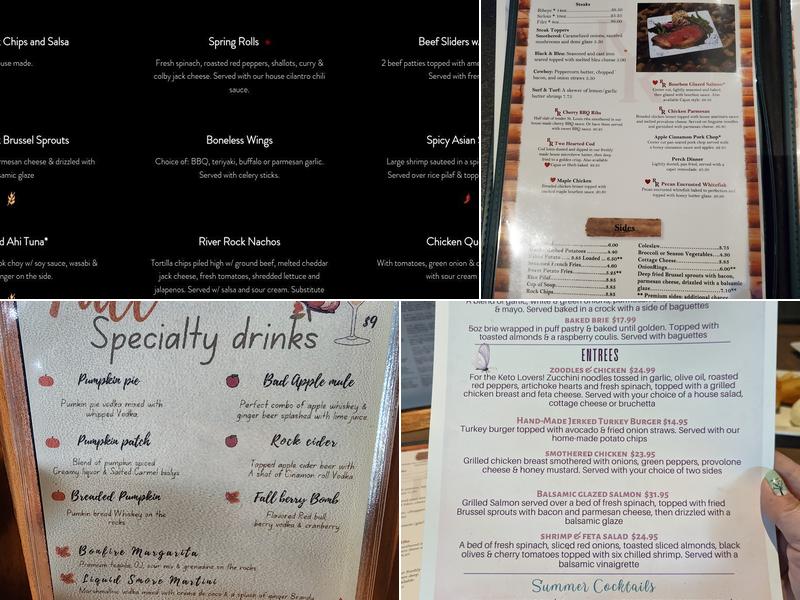 River Rock Grille Menu