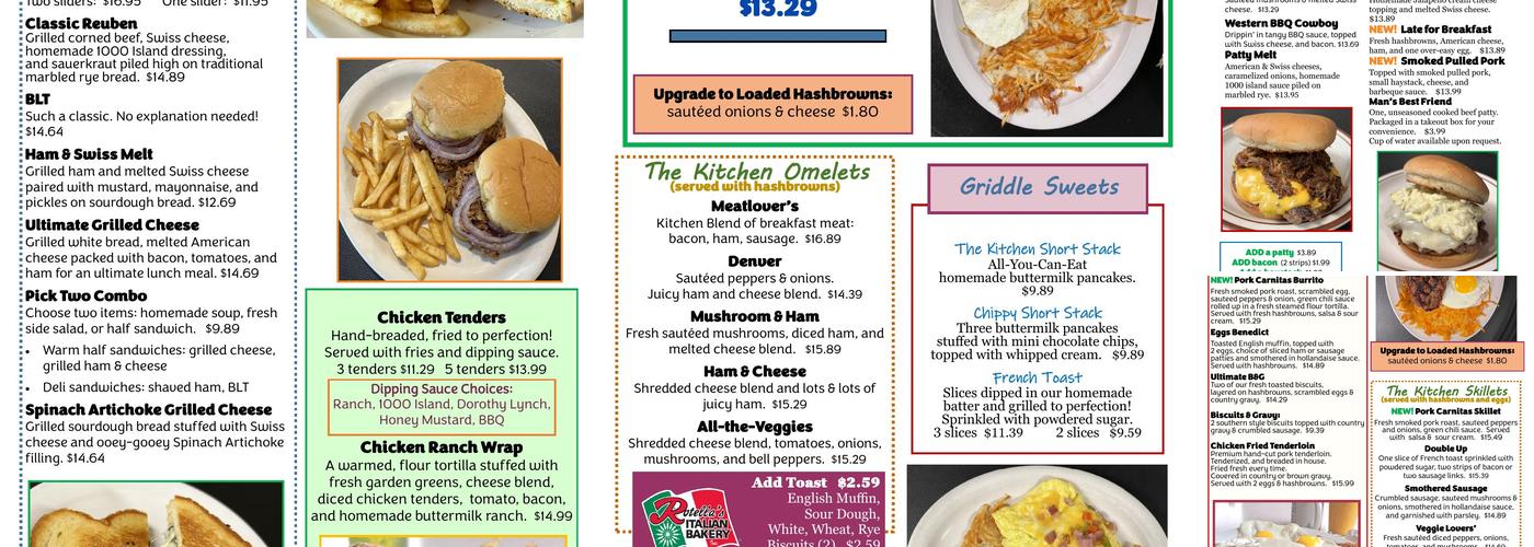 The Kitchen Menu