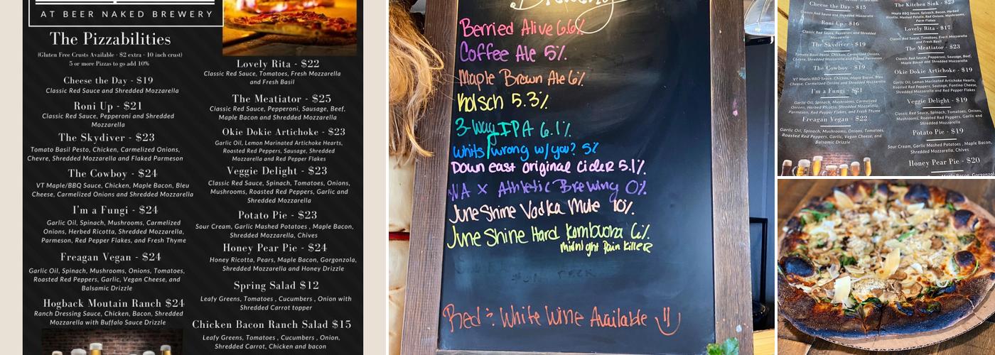 Pizzapalooza Menu