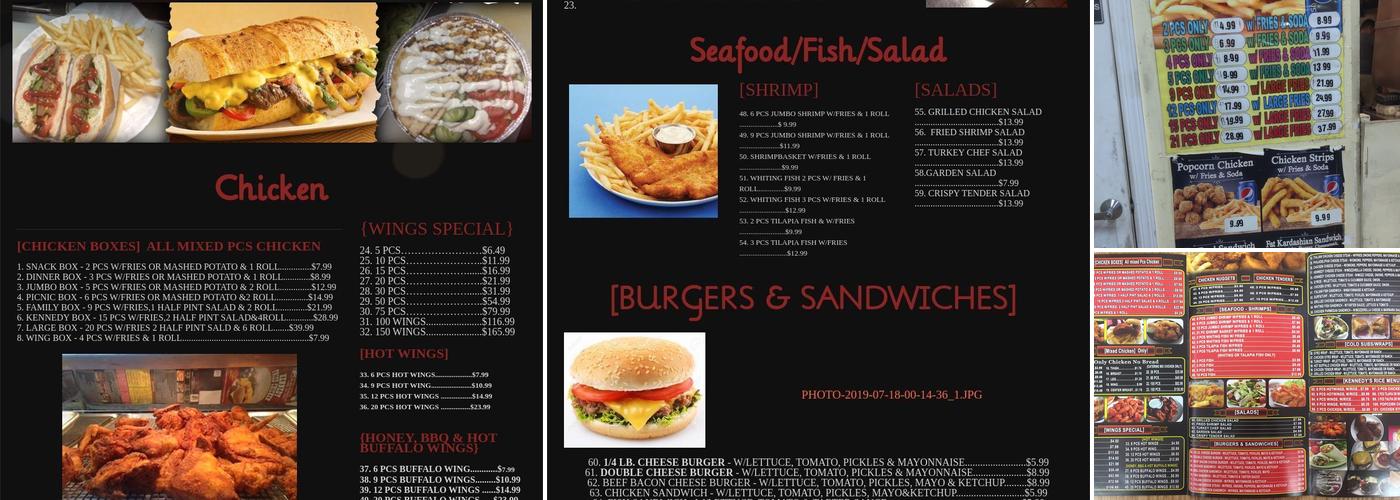 Kennedy Fried Chicken Halal Menu