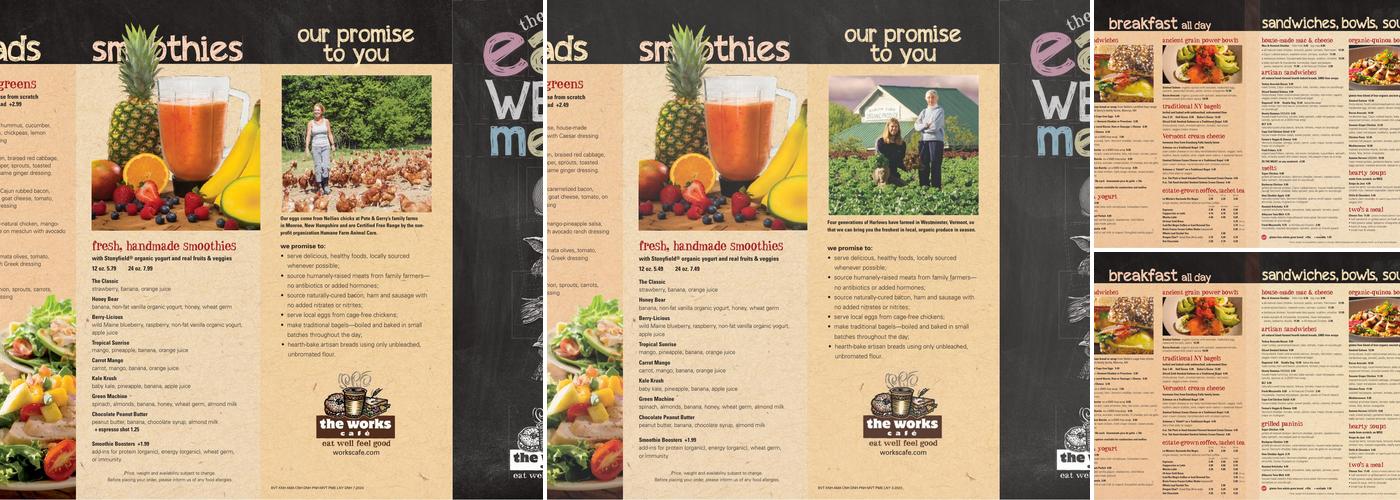 The Works Café Menu