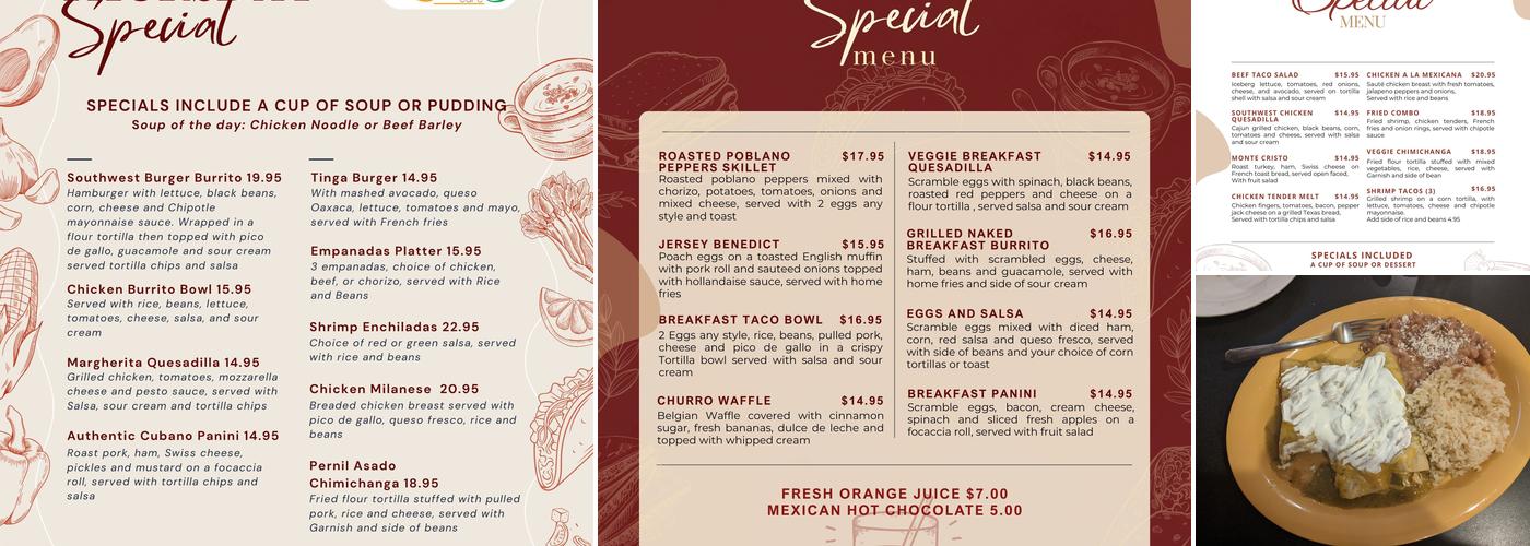 Lenora's Cafe Menu