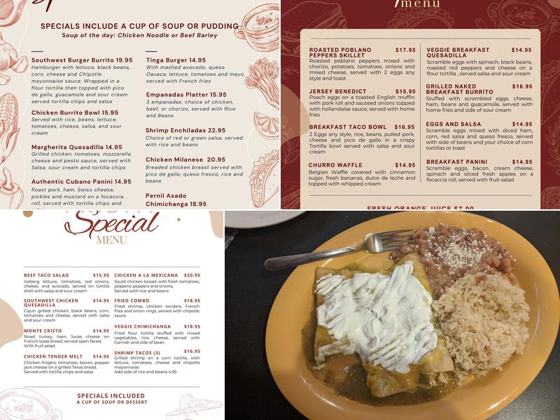 Lenora's Cafe Menu