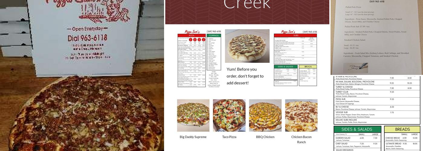Pizza Sam's Menu