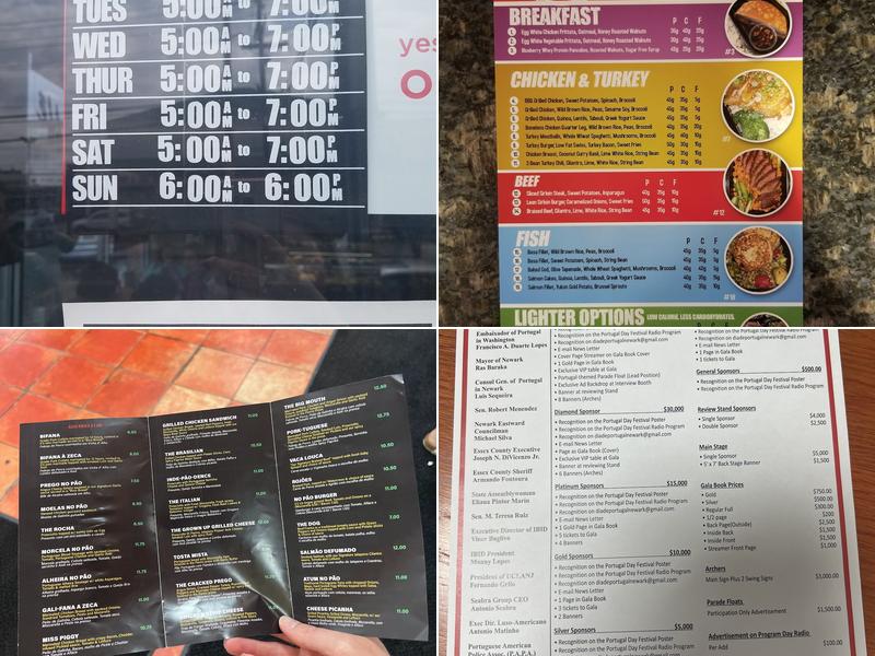 No Pão at Café Caffé- Chestnut Street Menu