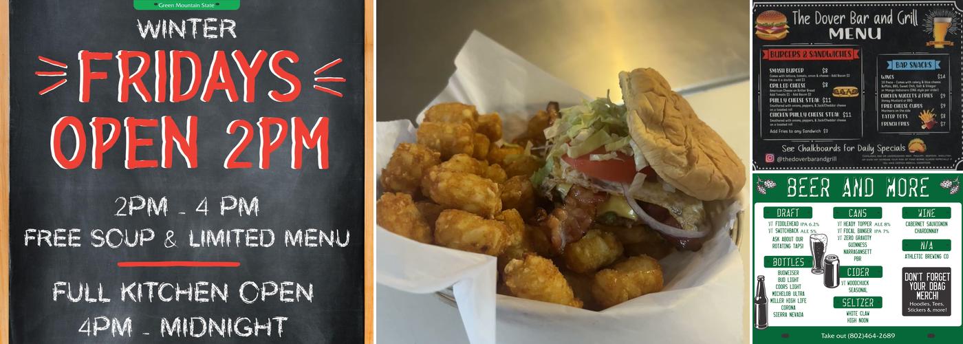 Dover Bar & Grill Menu
